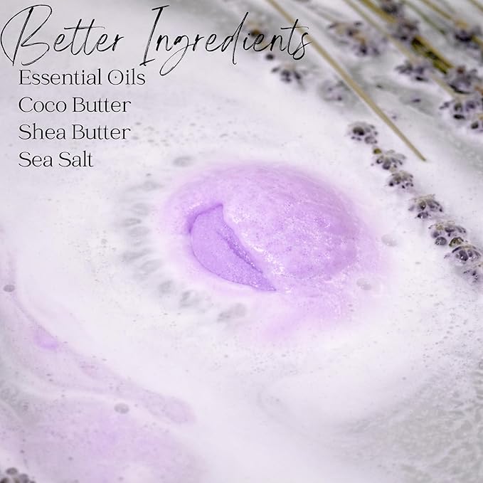 EvolutionUSA 3 Lavender Dreams Bath Bombs - Image 7