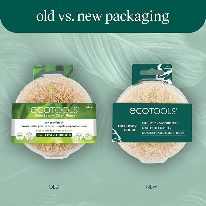 EcoTools Dry Body Brush 4-Pack – Exfoliating Body Scrubber - Image 2