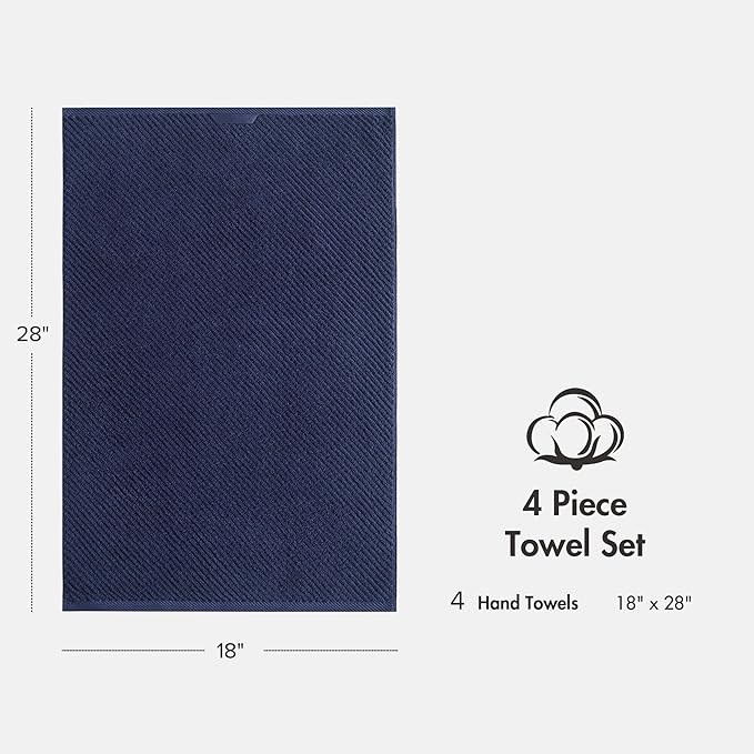 Madison Park 4-Piece Hand Towel Set - Image 9