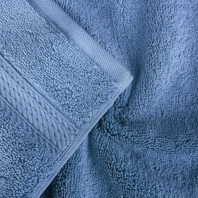 SUPERIOR Egyptian Cotton Pile 8 Piece Towel Set, Includes 2 Bath, 2 Hand - Image 6
