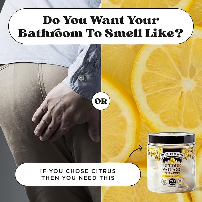 Poo~Pourri Original Citrus Before-You-Go 2-in-1 Toilet Potty Pods 20ct - Image 8