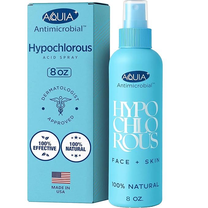 Hypochlorous Acid Spray for Face and Skin; Facial Cleanser | 8oz Face Mist by Unknown
