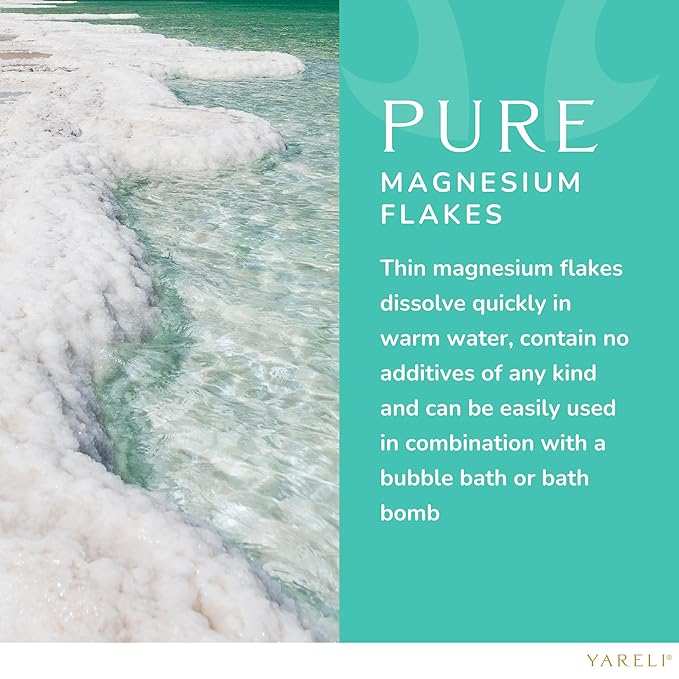 Yareli Magnesium Flakes, Dead Sea Bath and Foot Soak, Alternative to Epsom Salt - Image 6