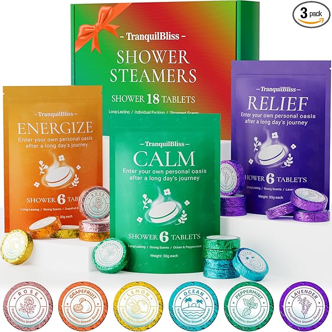 TranquilBliss 18 Pack Shower Steamers by Unknown