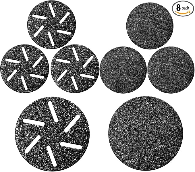 8 Pcs Refill Rollers for Hoxida Electric Foot Callus Remover Pedicure Tools by Hoxida
