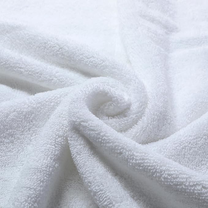 Cotton Bath Towels Set, 2-Piece Set Super Absorbent Quick Drying, Suitable - Image 5