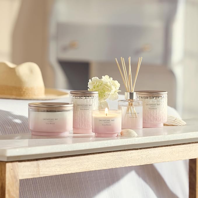 Chesapeake Bay, 11oz Ocean Blossom Scented Candle, Mood Evoking Fragrance - Image 9