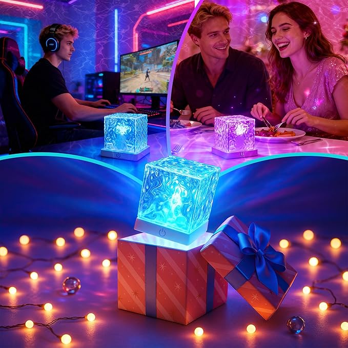 Rechargeable Shower Light No Wiring, 16 Color Changeable Ocean Wave Projector - Image 8