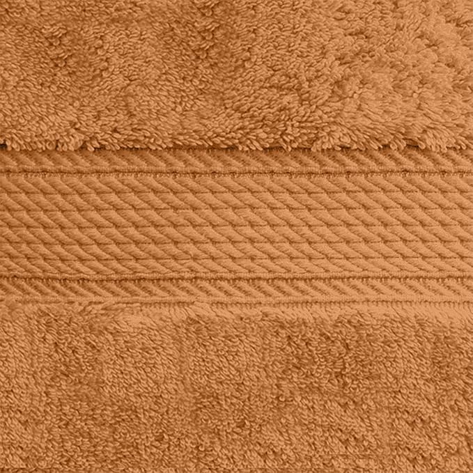 Superior Egyptian Cotton Pile Face Towel/Washcloth Set of 6, Ultra Soft Luxury - Image 2