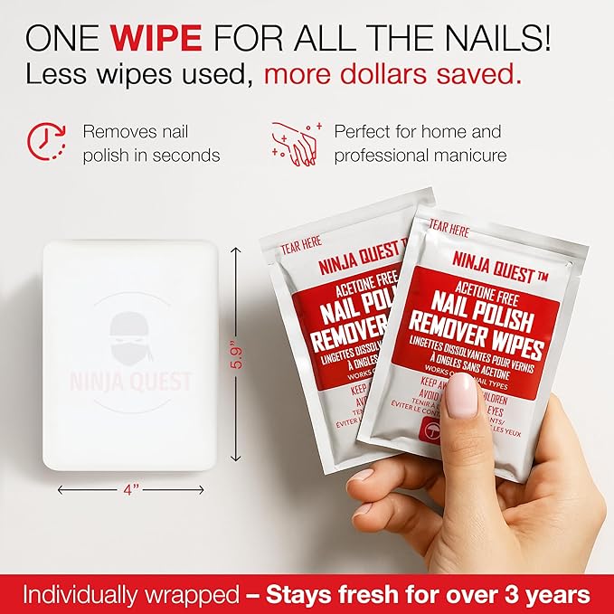 Nail Polish Remover Pads - Image 4