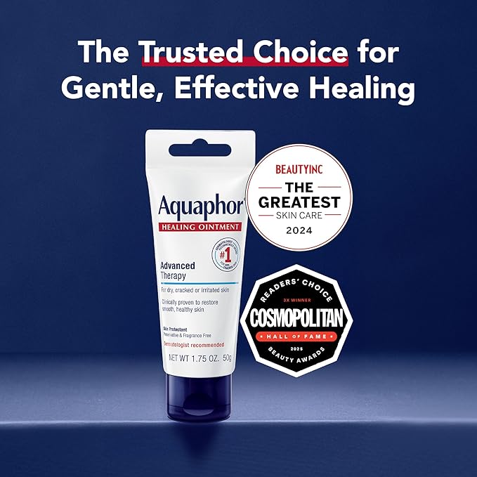 Aquaphor Healing Ointment Advanced Therapy Skin Protectant, Dry Skin Body - Image 10