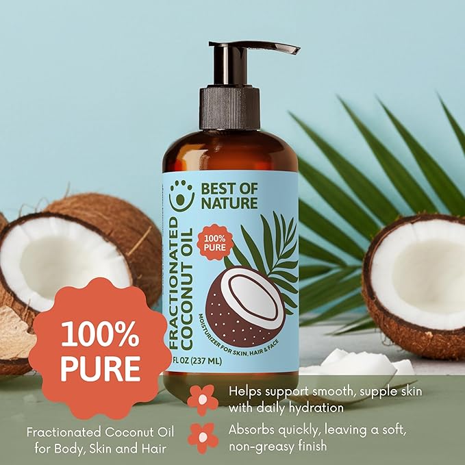 Best of Nature Fractionated Coconut Oil - Image 3