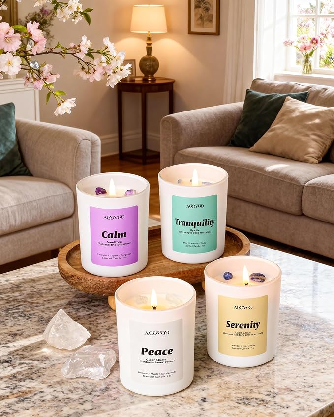 AOOVOO Stress Relief Candles Set - Image 3