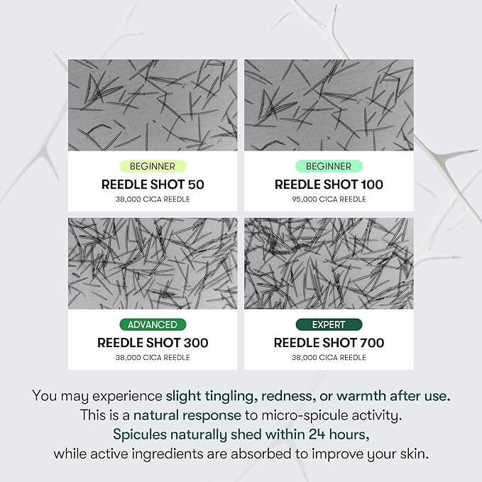 VT COSMETICS CICA Reedle Shot 300, Advanced Night Exosome, Microneedling Serum - Image 4