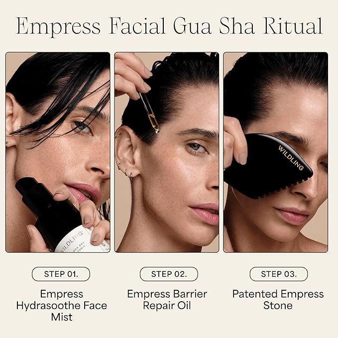 WILDLING Empress Stone Gua Sha Facial Stone I Facial Massage Stone to Lift - Image 8