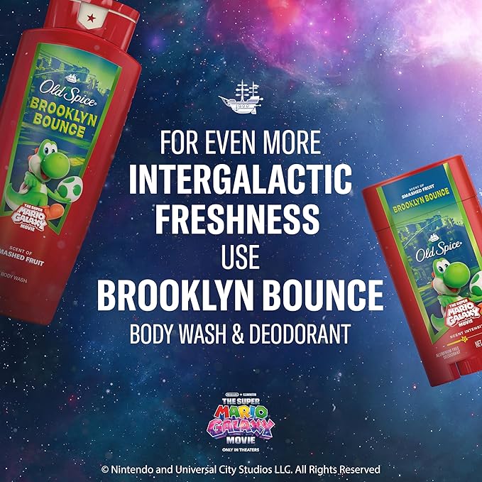 Old Spice Body & Face Wash for Men, x The Super Mario Galaxy Movie, 3X Defense - Image 8