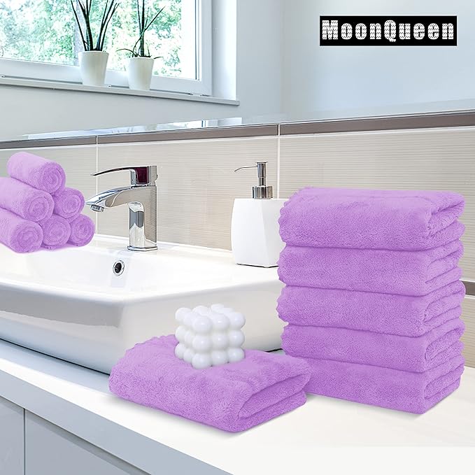 MOONQUEEN 6 Pack Premium Hand Towels - Image 2