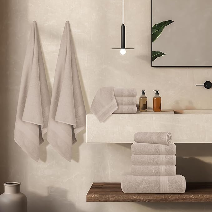 GLAMBURG Ultra Soft 24-Piece Towel Set - Image 6