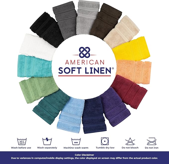 American Soft Linen Luxury Hand Towels - Image 8