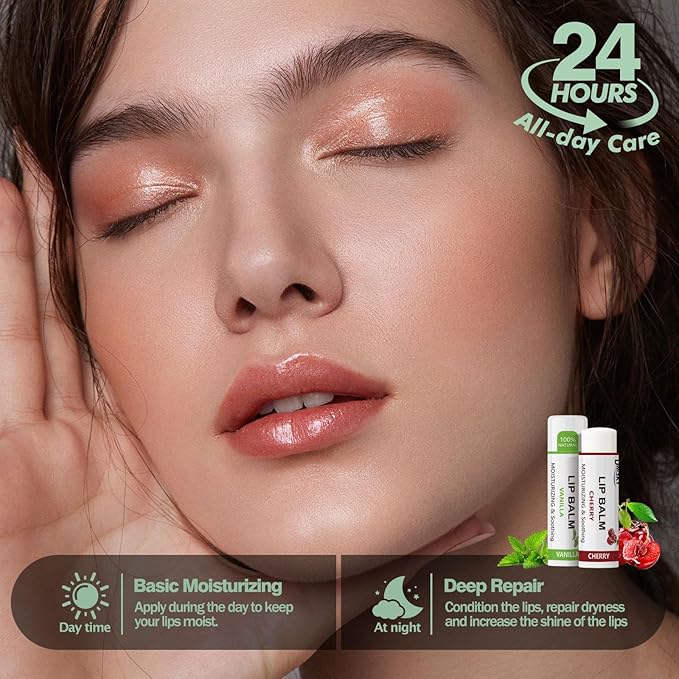 88 Pack Lip Balm Bulk, Fruit Lip Balm Variety Pack, Natural Moisturizing Balms - Image 5