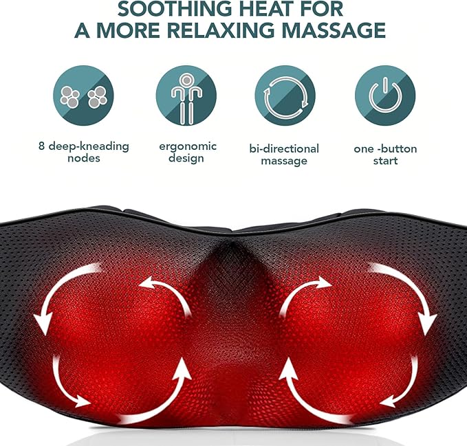 MagicMakers Electric Shiatsu Neck Massager - Image 2