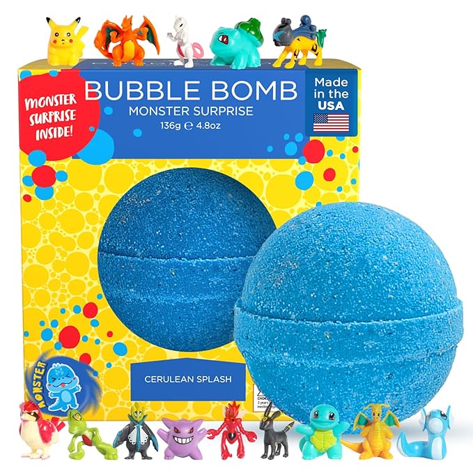 Poke Monster Bath Bomb for Kids by TwoSisters