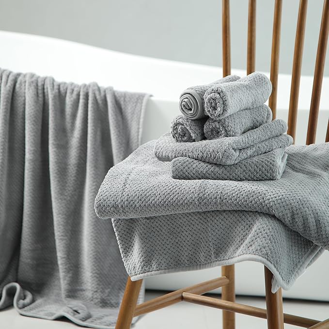 2 Piece Hand Towels Set Set 16x31 Inches, Soft Bath Sheet Towels Highly - Image 3
