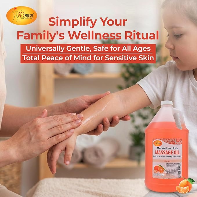 SPA REDI Mandarin Massage Oil – Professional & Family Skin Nourishment - Image 7