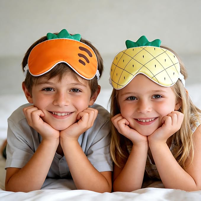 Orose Kids Silk Sleep Mask Cute Adjustable Original Design - Image 3