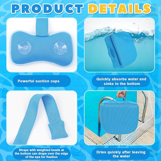 Yerliker 1 Pcs Foldable Hot Tub Booster Seat - Image 7