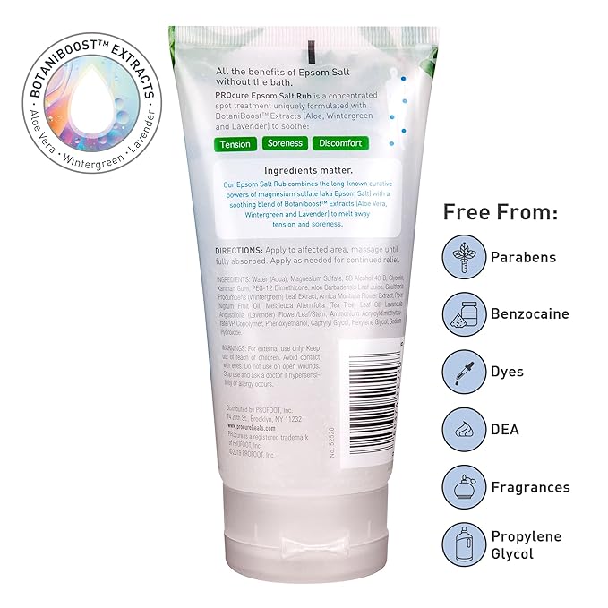 PROcure Epsom Salt Rub Gel – Concentrated Muscle Relief - Image 6