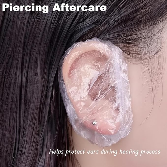 Disposable Ear Covers – 200 Pcs Soft Elastic Plastic Ear Caps - Image 5