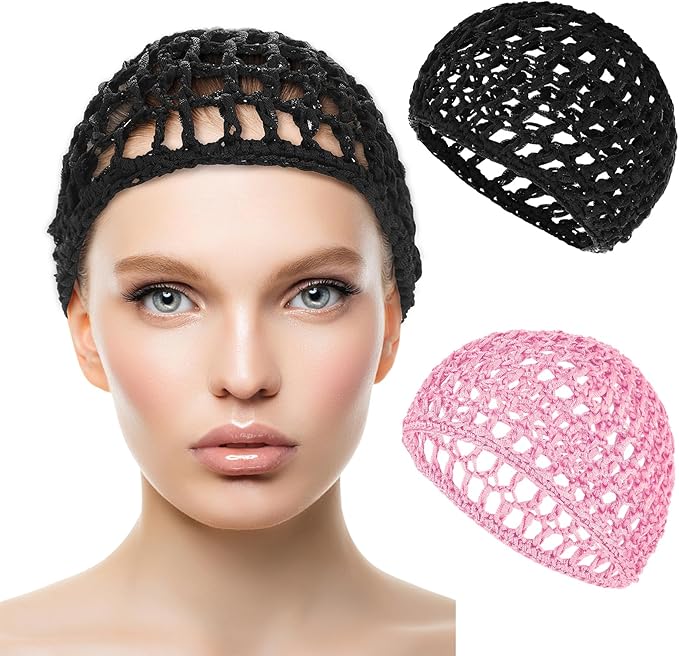 WLLHYF Wig Cap Thick Long Hair Caps Adjustable Net Mesh Braided Weaving Making by WLLHYF