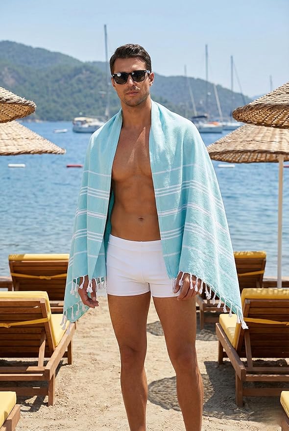 Cotton Turkish Beach Towel - Image 5
