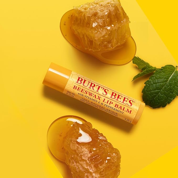 Burt's Bees Lip Balm Beeswax and Ultra Conditioning Lip Balm Pack, Hydrating - Image 4