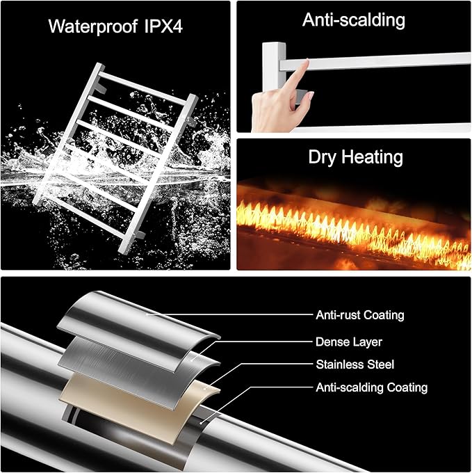 Electric Heated Towel Warmer - Image 6