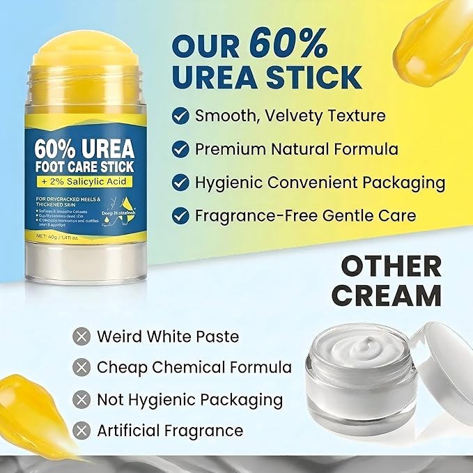 60% Urea Stick with 2% Salicylic Acid, Maximum Strength Callus Remover & - Image 3