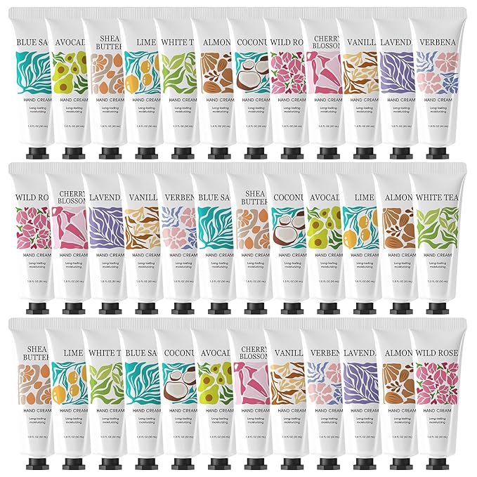 BODY & EARTH # LOVE 36 Pack Hand Cream Gift Set, Travel Size Hand Cream Bulk by BODYEARTHLOVE