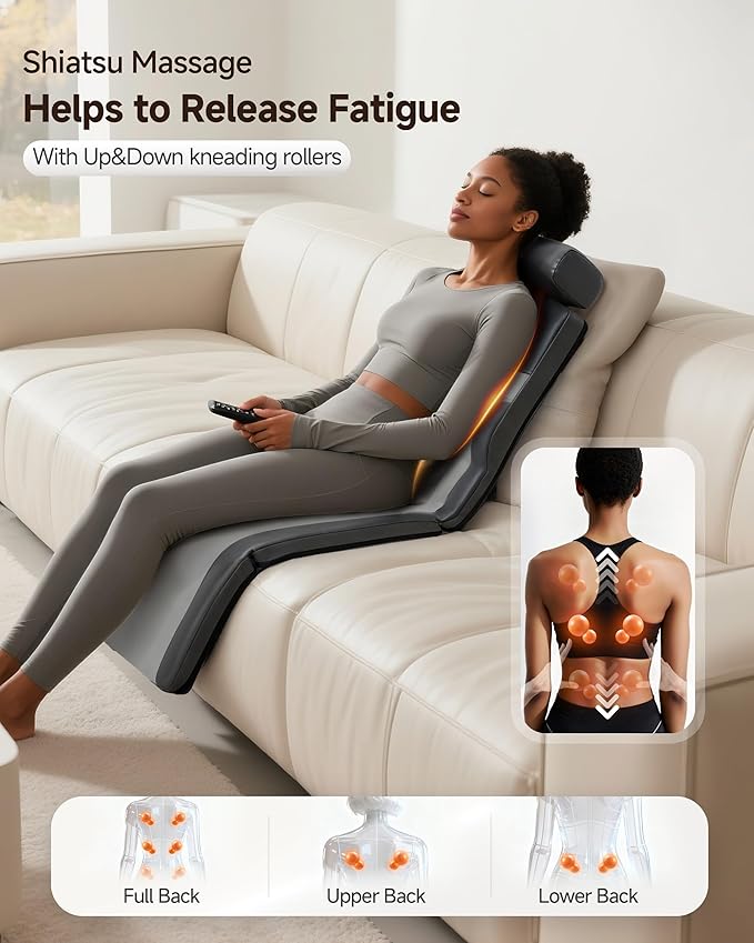 Snailax Shiatsu Back Massage Mat - Image 2