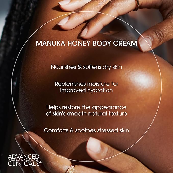 Advanced Clinicals Vitamin C Brightening Cream + Manuka Honey Body Lotion & - Image 8