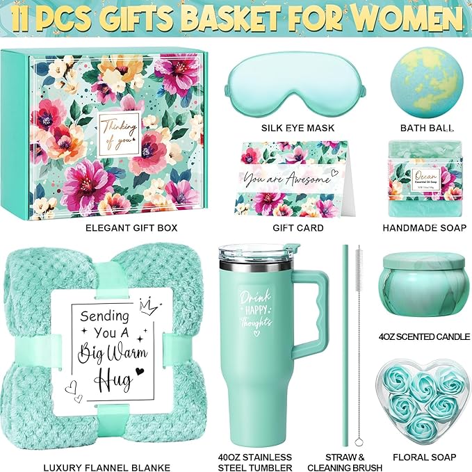 Birthday Gifts for Women Self Care Get Well Soon Gifts, Ocean Relaxing Spa Gift - Image 2
