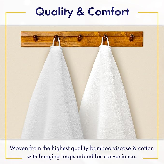 Alusa Home Ultra Soft & Plush Viscose from Bamboo Bath Sheets - Image 4