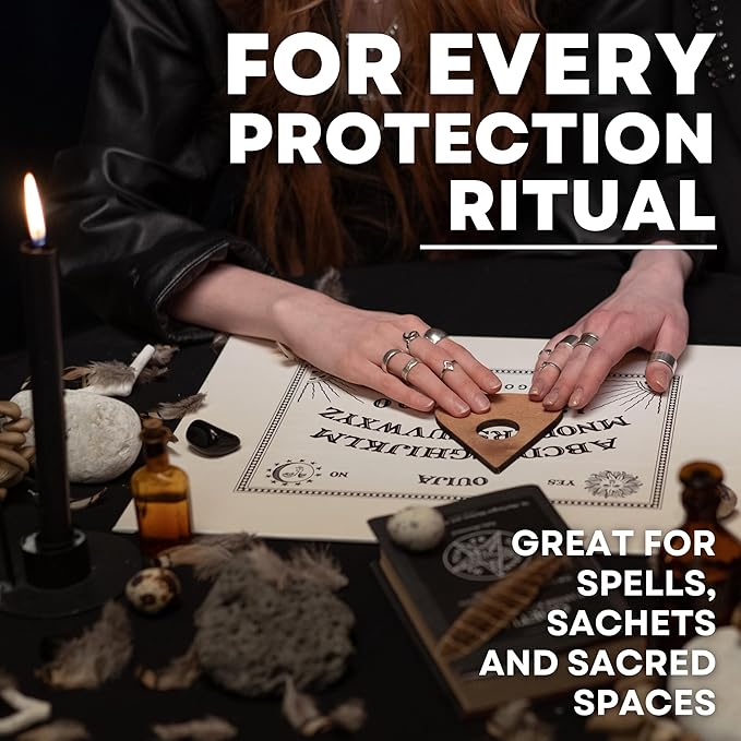 Black Salt for Protection Rituals & Wiccan Spells, Handcrafted Negative Energy - Image 5