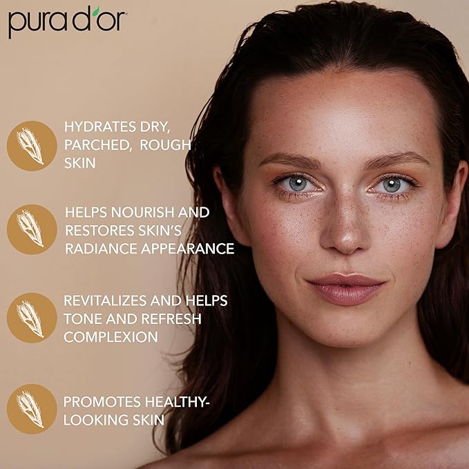 PURA D'OR 3.38 Oz Rice Water Balancing Facial Toner - Image 2