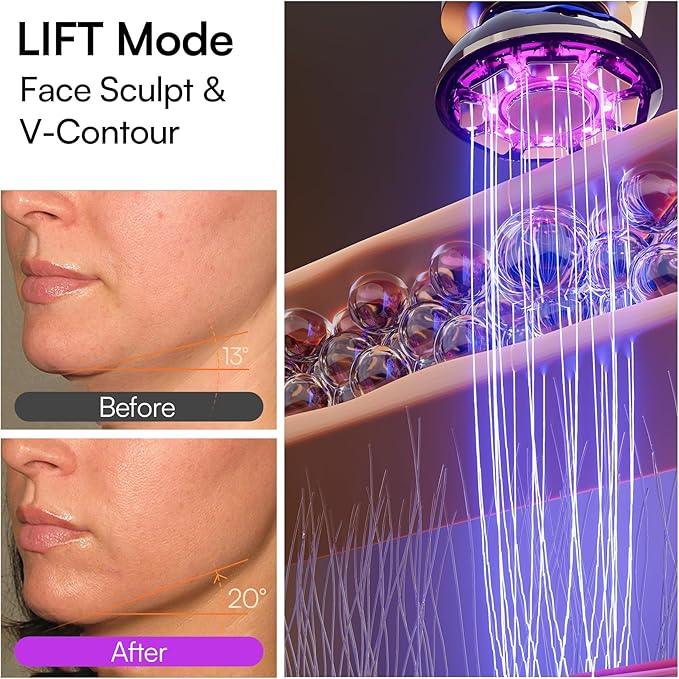 INIA 3-in-1 Red Light Therapy for Face and Neck Beauty Device for Puffiness & - Image 5