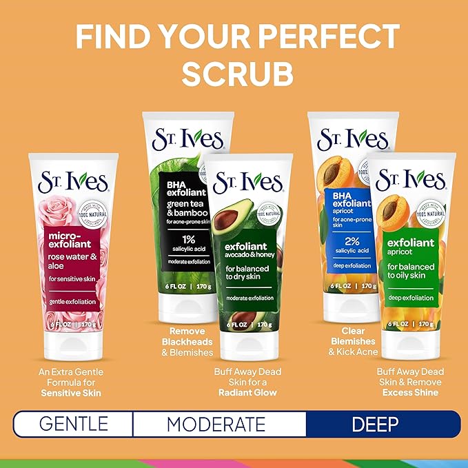 St. Ives Fresh Skin Apricot Face Scrub, Deep Exfoliator Skin Care - Image 8