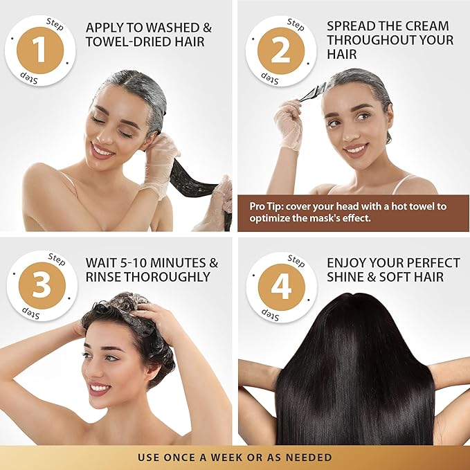 SUNATORIA Hair Mask with Keratin & Argan Oil - Image 4