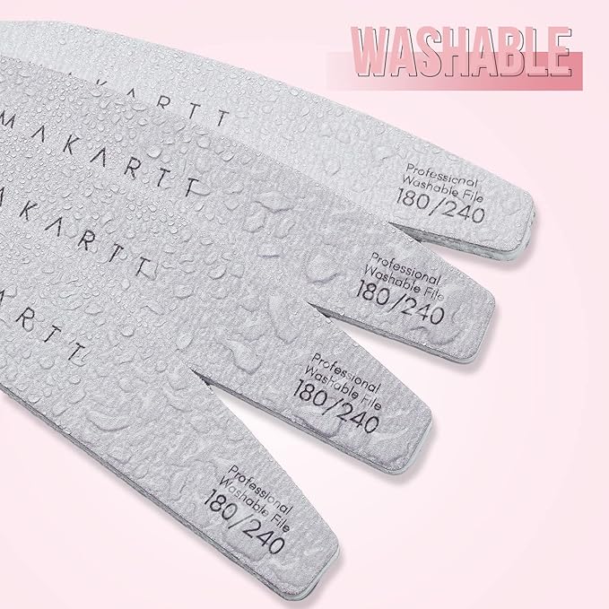 Makartt Nail Files: 180/240 Grit Emery Boards - Image 8