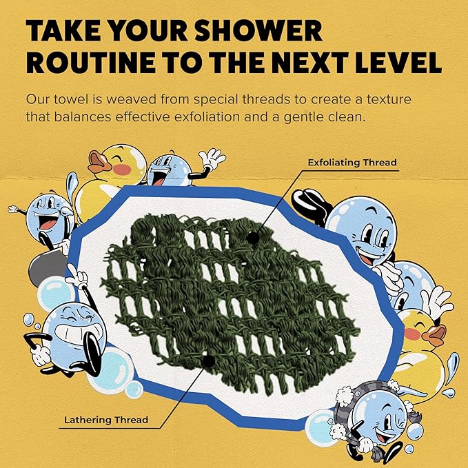 GOSHI Exfoliating Shower Towel - Image 5