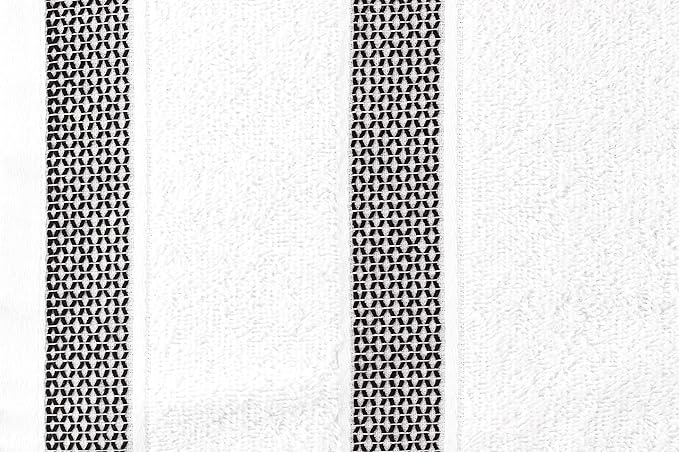 CASA COPENHAGEN Solitaire 6Pcs 100% Egyptian Cotton Large Designer Towels Gift - Image 5